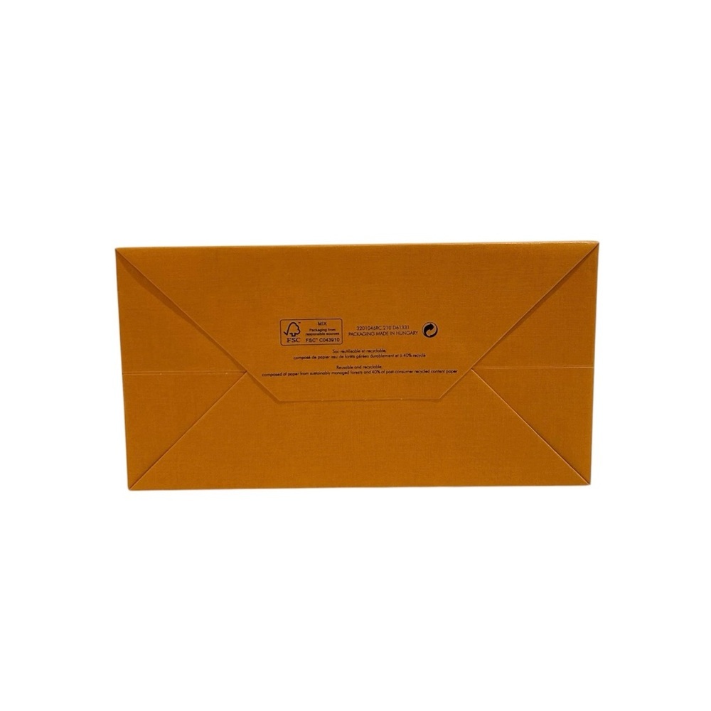 AUTHENTIC LOUIS VUITTON Gift bag Luxury Designer Presentation Orange Blue - Picture 8 of 10